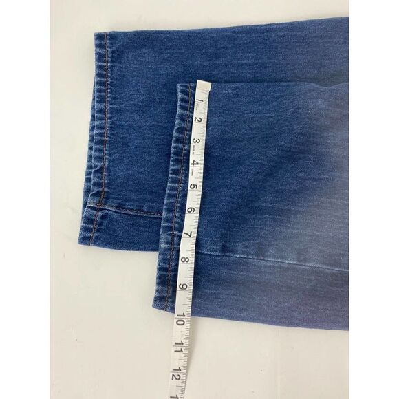 Sean John Jeans Blue Leather Patches 100% Cotton - Size 42 - Picture 7 of 10